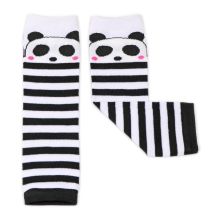 Stulpen schwarz-weiß gestreift - Baby Panda