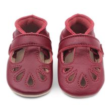 T-bar Schuhe für Mädchen - burgund
