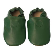 Schlichte grüne Schuhe mit Gummisohle
