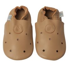 Mokka-Sterne Schuhe mit Gummisohle