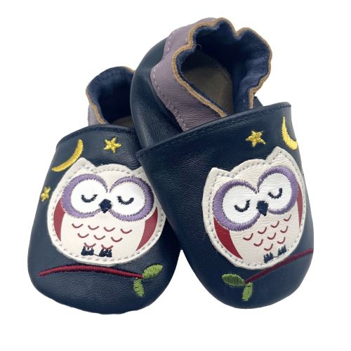 Anya die Eule Schuhe mit weicher Sohle