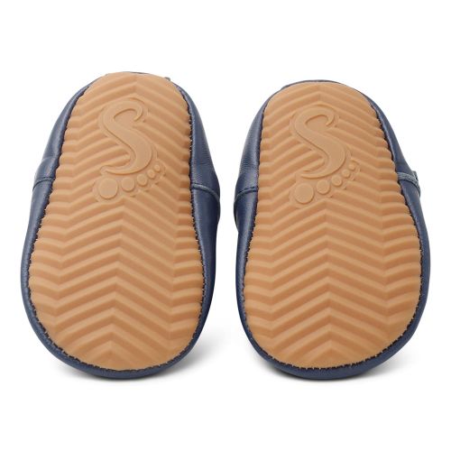 Klassische T-Bar Lauflernschuhe - 'Emily' Marineblau
