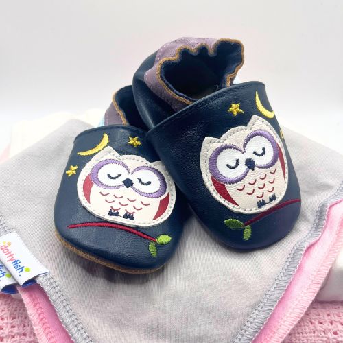 Anya die Eule Schuhe mit weicher Sohle