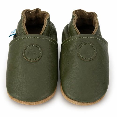 Khakigrüne Krabbelschuhe