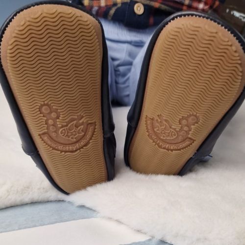 Schlichte marineblau Schuhe mit Gummisohle