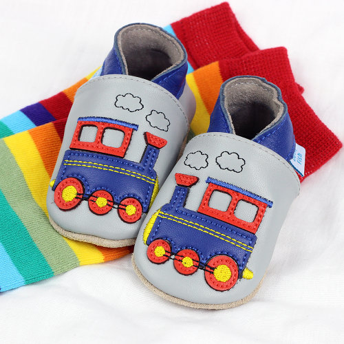 Jimmy die Dampflok Schuhe mit weicher Sohle