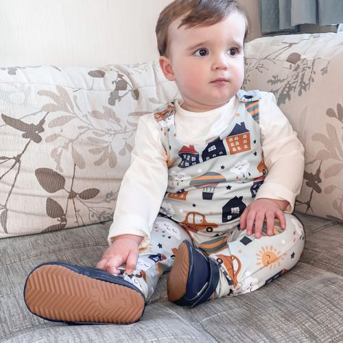 Oliver Klassische Jungen Lauflernschuhe - Marineblau