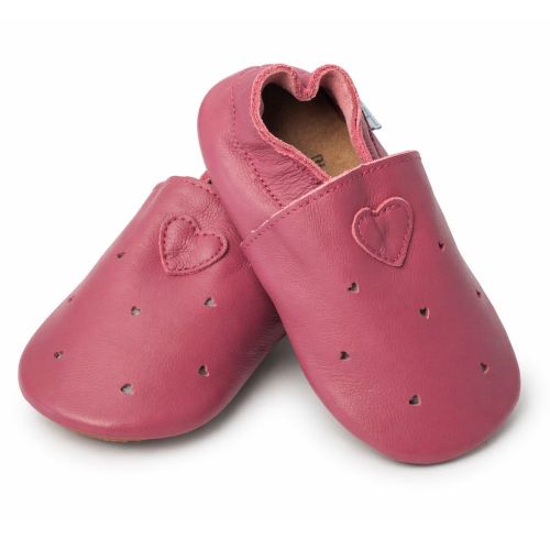 Rosenherzen Schuhe mit Gummisohle