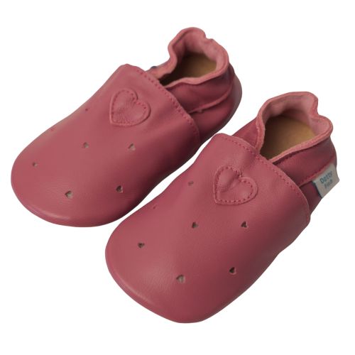 Rosenherzen Schuhe mit Gummisohle