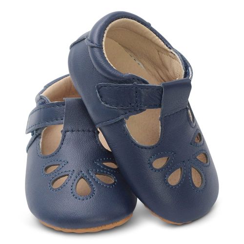 Klassische T-Bar Lauflernschuhe - 'Emily' Marineblau
