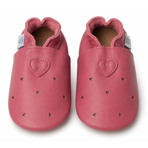 Rosenherzen Schuhe mit Gummisohle