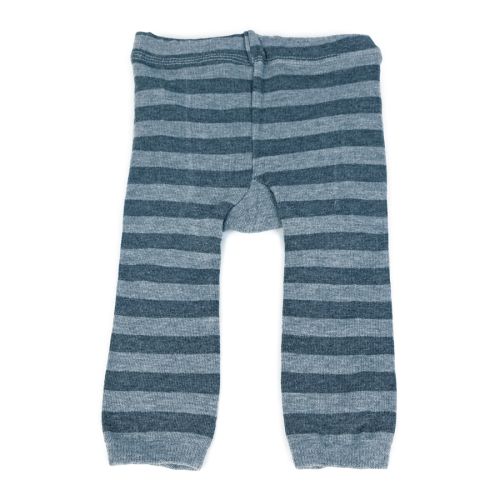 Grey striped knitted leggings for babies and toddlers from Dotty Fish 