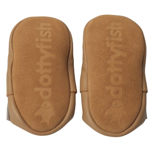 Mokka-Sterne Schuhe mit weicher Sohle
