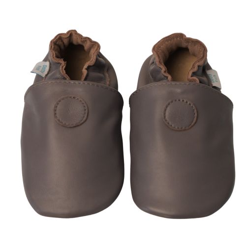 Schlichte graue Schuhe mit Gummisohle