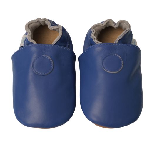 Schlichte blaue Schuhe mit Gummisohle