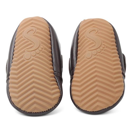 Zig-zag rubber sole - Oliver Toddler Shoes by Dotty Fish 