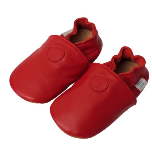 Schlichte rot Schuhe mit Gummisohle