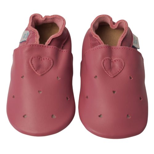 Rosenherzen Schuhe mit Gummisohle