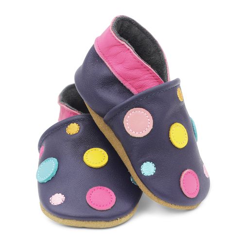 Passendes Set – Bunte Punkte marineblau