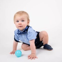 Oliver Klassische Jungen Lauflernschuhe - Marineblau