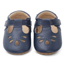 Klassische T-Bar Lauflernschuhe - 'Emily' Marineblau