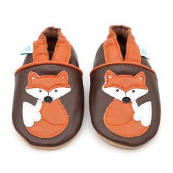 Dotty Fish Freddie Fox soft leather baby shoes 