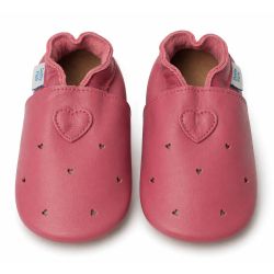 Rosenherzen Schuhe mit Gummisohle
