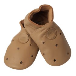 Mokka-Sterne Schuhe mit weicher Sohle