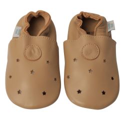 Mokka-Sterne Schuhe mit Gummisohle