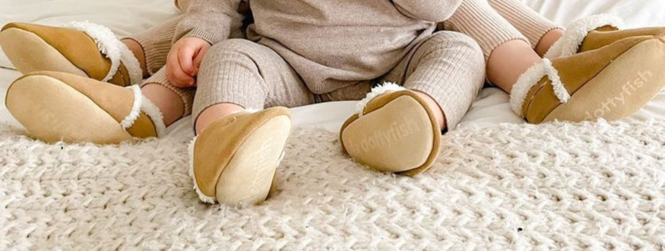 Snuggle Suede Slippers for Babies and Young Children