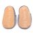 Dotty Fish Graue Babyschuhe aus weichem Leder mit rutschfester Wildledersohle