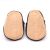 Weiche, rutschfeste Wildledersohle der Dotty Fish-Babyschuhe mit Aufdruck des Namens und Logos von Dotty Fish.