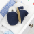 Wildleder-Hausschuhe mit weicher Sohle – Marineblaue