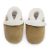 Hellbraune Wildleder Dotty Fish Baby und Kleinkind erste walker weiche Sohle Hausschuhe mit Fleece-Futter.