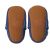Schlichte blaue Schuhe mit Gummisohle