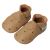 Mokka-Sterne Schuhe mit weicher Sohle