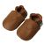 Schlichte hellbraune Schuhe mit weicher Sohle