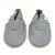 Dotty Fish – Weiche Lederschuhe für Babys und Kleinkinder in Grau.