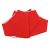 Dotty Fish Bandana-Lätzchen aus Baumwolle – 3er-Pack - leuchtendes Rot