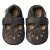 Marineblau T-Spangenschuhe mit Gummisohle