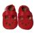 Rot T-Spangenschuhe mit Gummisohle
