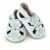 Blau mit Blumen Sandalen
