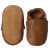 Schlichte hellbraune Schuhe mit weicher Sohle