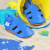 Hellblau Sandalen mit weicher Sohle