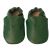 Schlichte grüne Schuhe mit Gummisohle