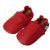 Schlichte rot Schuhe mit Gummisohle