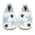 Dotty Fish Blue Twinkle Star soft leather baby shoes 