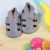 Grau Sandalen mit weicher Sohle